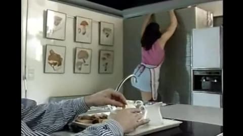Diese Schlampe hat eine behaarte Muschi für ihn