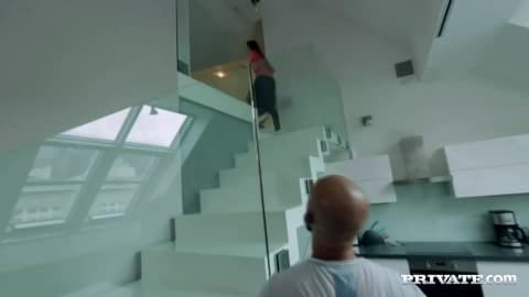 Alexis Crystal Trio in der Straße am helllichten Tag