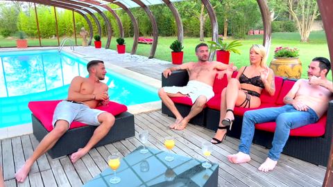 Ein unvergesslicher Gruppensex mit viel Pussy